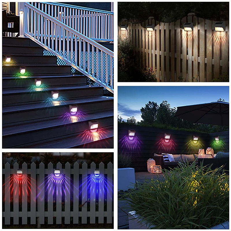 Lichtsensor-führten Solarschritt-Lichter Solargarten-Licht für Treppe im Freien treten Zaun Yard