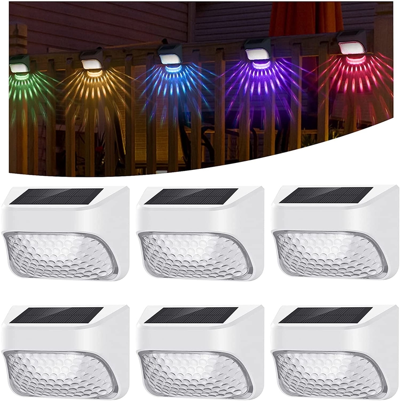 Lichtsensor-führten Solarschritt-Lichter Solargarten-Licht für Treppe im Freien treten Zaun Yard