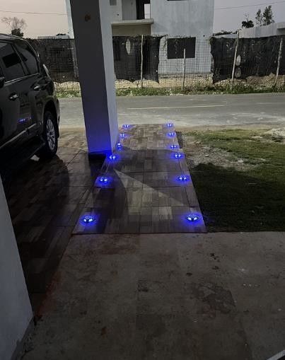 Außene Solarstrom-Wasserdichte Dockleuchten Wärmungsstufe LED-Deck Solar-Auffahrtleuchten