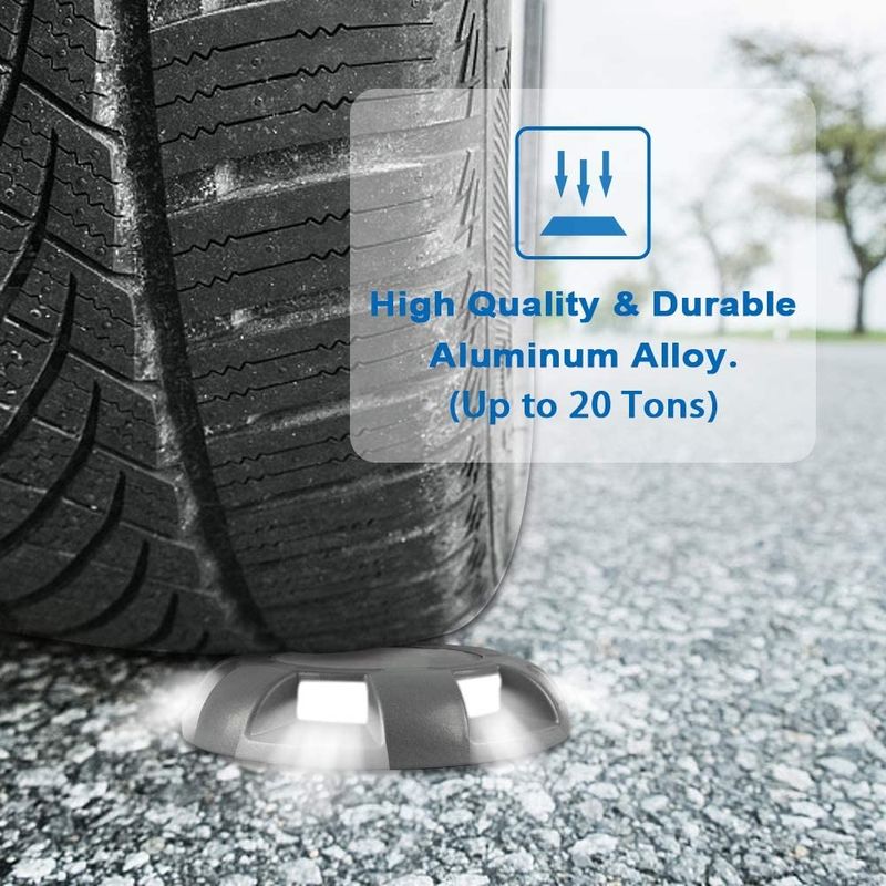 IP68 Wasserdichtes Aluminium Solar Deck Dock Fußbodenlicht für Gartenweg 114*22MM