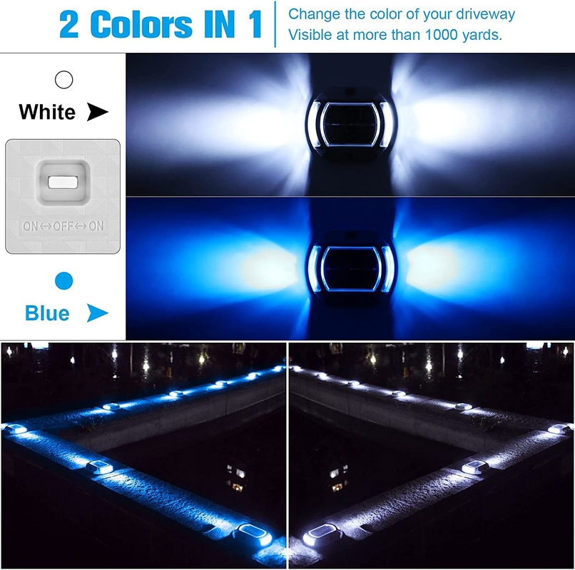 Wasserdichtes LED-Gartenlicht aus Aluminium, Solarstrom