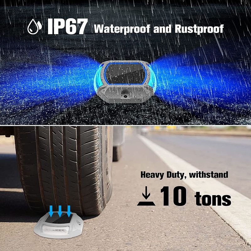 Wasserdichtes LED-Gartenlicht aus Aluminium, Solarstrom