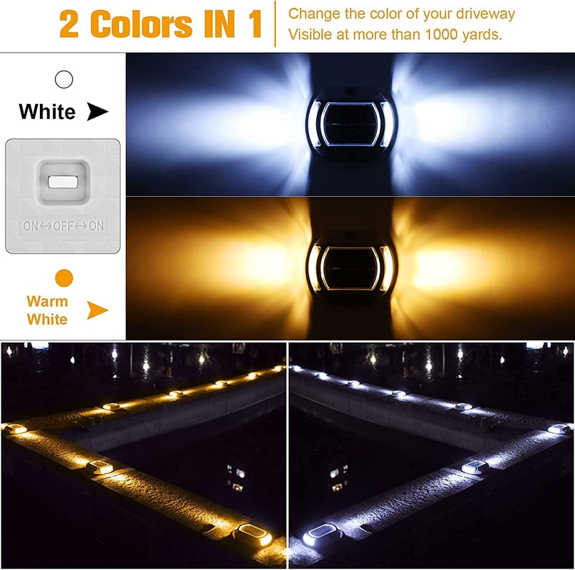 Wasserdichtes LED-Gartenlicht aus Aluminium, Solarstrom