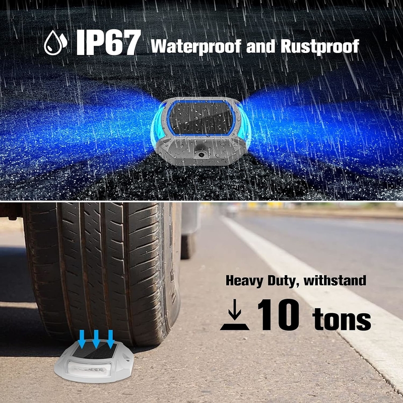 Wasserdichtes LED-Gartenlicht aus Aluminium, Solarstrom