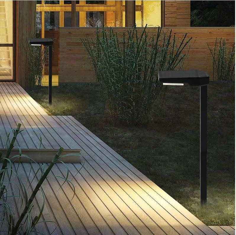 Außenweg Dekor Solaranlage 6 helle LED-Leuchten 15 Stunden Arbeitszeit IP65 wasserdicht