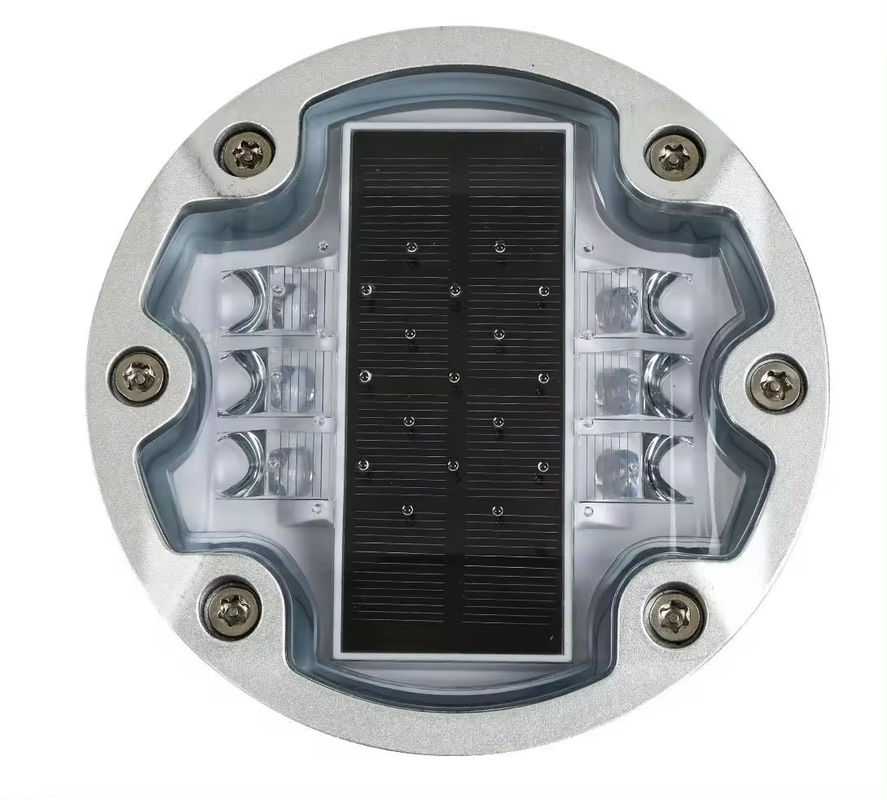 Eingebettete Sonnenstraße Aluminium 60 Tonnen Widerstand Licht Blitzen Wasserdicht Garage Autobahn Garten Straßenkanten