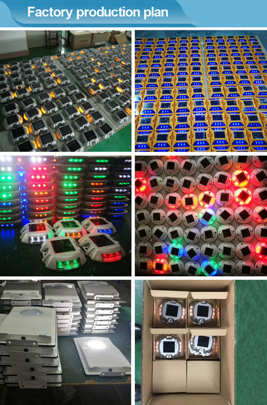 Horseshoe Aluminium Guss Schal Solar Straßenstange Lichter Marker Hochstoßbeständigkeit LED Straßenstange