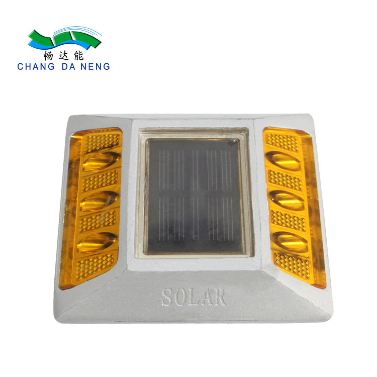 IP68 Wasserdicht Solar Spike LED Guss Aluminium Reflektor Straßenverkehrsführung Leuchten mit Füßen