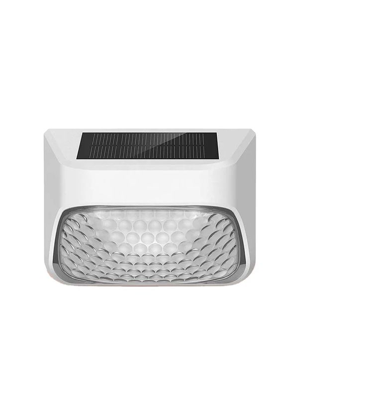 Langlebiges Solardecklicht Warme weiße LED IP68 wasserdicht mit 20 Arbeitsstunden