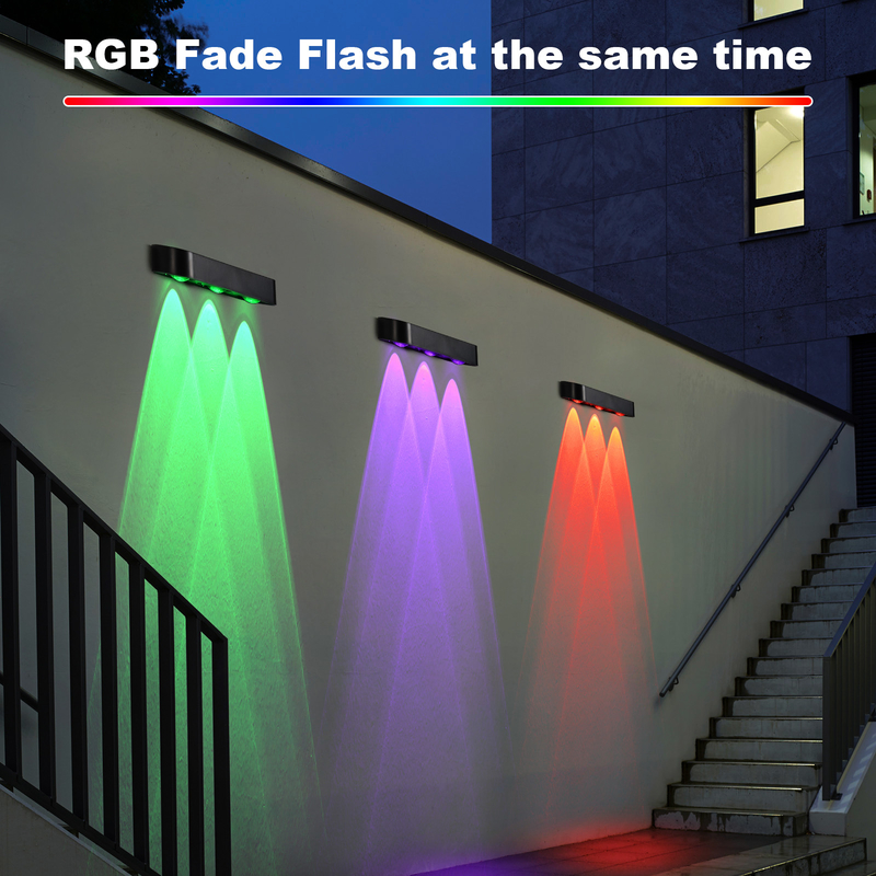 CDN-KF04E Solarbetriebene RGB-LED-Licht Vielseitige und energiesparende Außenbeleuchtung mit einer Lebensdauer von ≥50000h