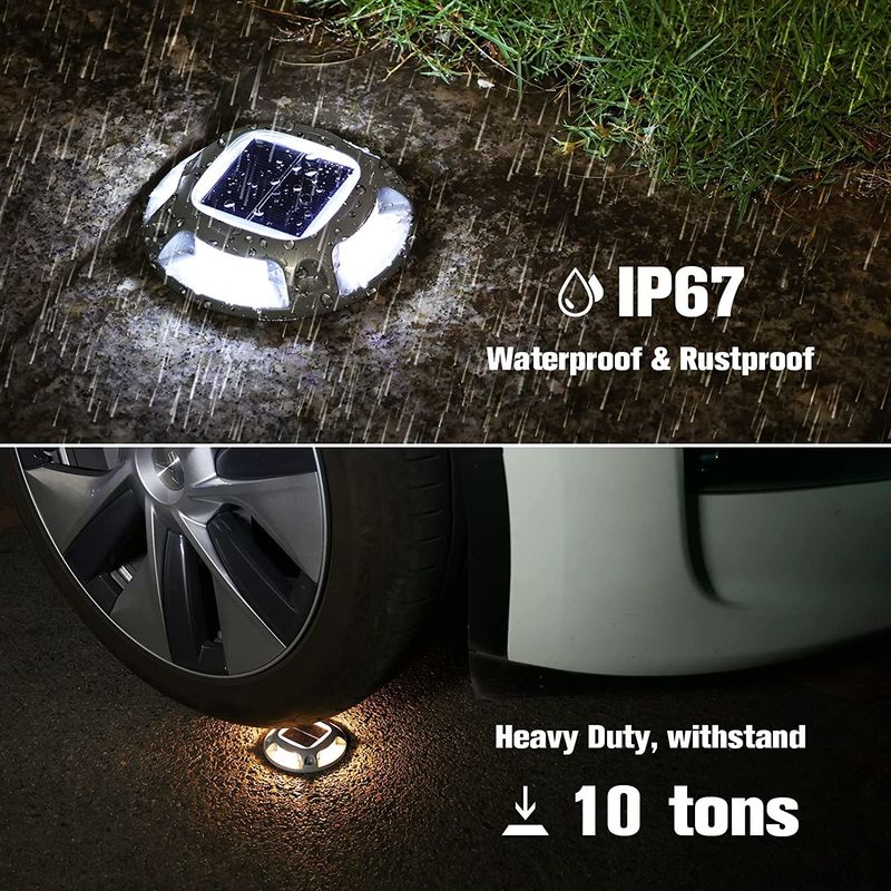 Kompakte und langlebige LED-Lampe mit Solarstrom Aluminiumlegierung PC für Außenbeleuchtung