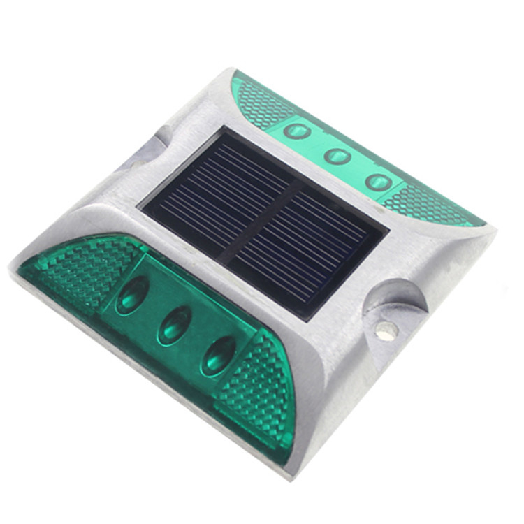 Straßenbau Solar-Straßenstangen mit Arbeitszeit ≥ 100h und IP68-Wasserdichte in Weiß/Gelb/Rot/BULE/GRÜN