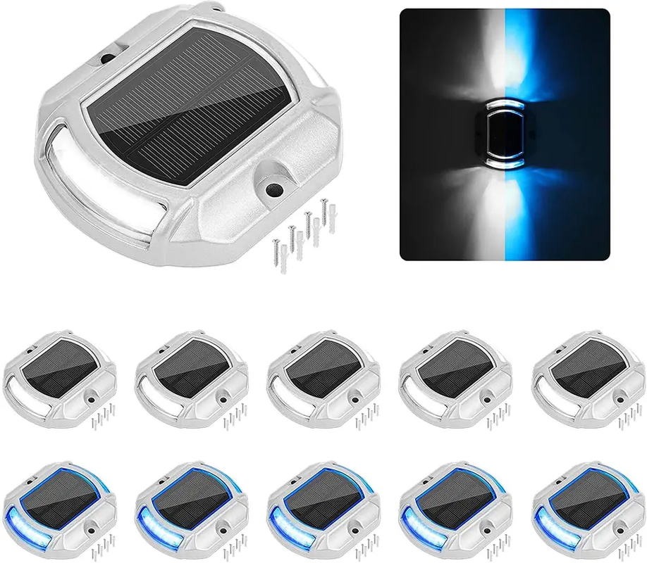 Aluminium IP68 Wasserdicht Solarstrom Anfahrt Dock Lichter für Außentreppen Schritt Zaun Hof Terrasse