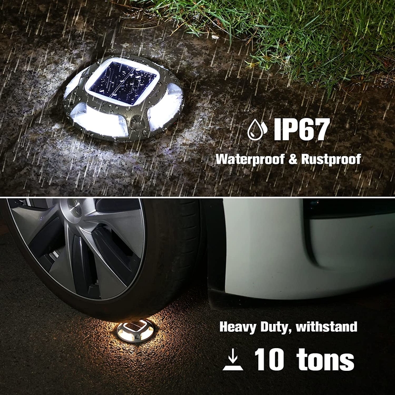 IP67 Wasserdichtes Solardocklicht mit Batterie 1.2V/600MAH Ni-Mh Batterie -20C-60C für die Sicherheit und Beleuchtung des Docks