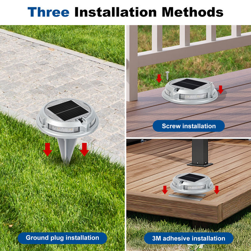 IP68 wasserdichte solarbetriebene Straßenmarker für die Sicherheit mit Aluminiumlegierung PC-Material und umweltfreundlichem Design
