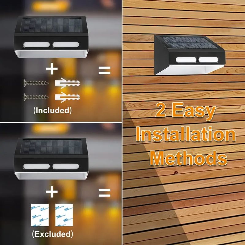 Monokristalline Silizium-Solarpaneele Gartenzaunleuchten NI-MH-Batterie für Langlebigkeit und Stromversorgung
