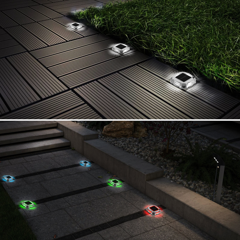 Rundförmige Straßenbelag Solarlicht Led Straße Stud Straßenmarker Blinkende Solardocklicht