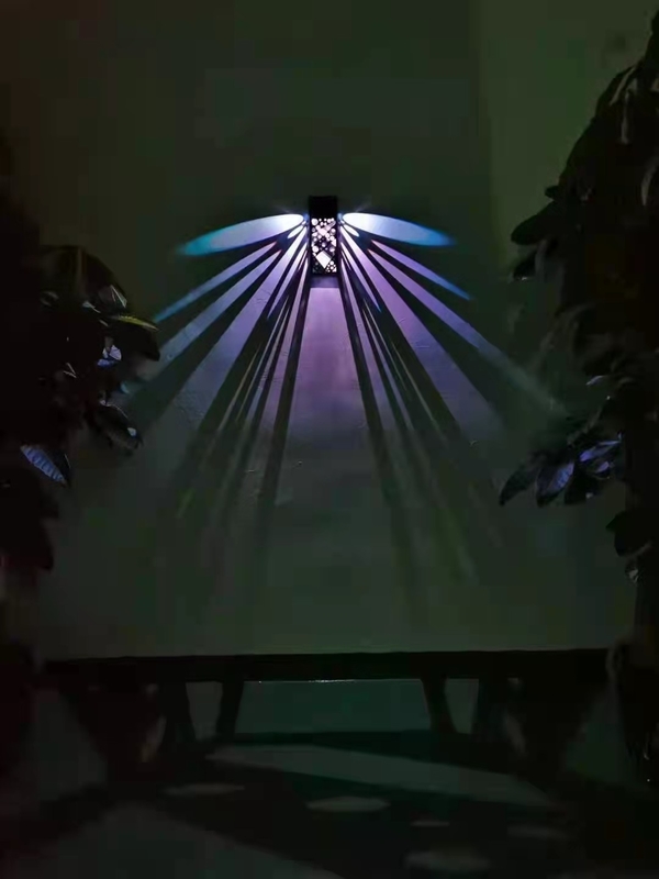 Wasserdichte soalr IP65 Zaunlichter für Garten- oder Wandsolargartenwandleuchten im Freien
