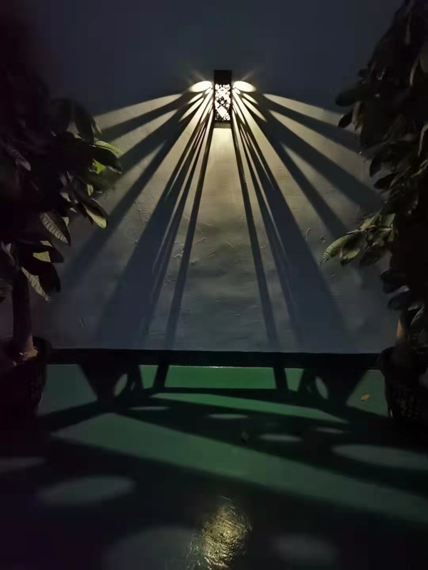 Wasserdichte soalr IP65 Zaunlichter für Garten- oder Wandsolargartenwandleuchten im Freien