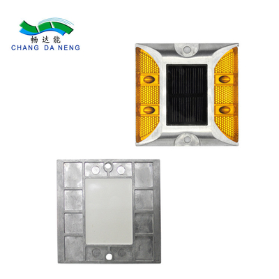 Solar-LED-Reflexionslicht für Verkehrswarnlicht Wasserdicht IP68 Solar-Straßenstange