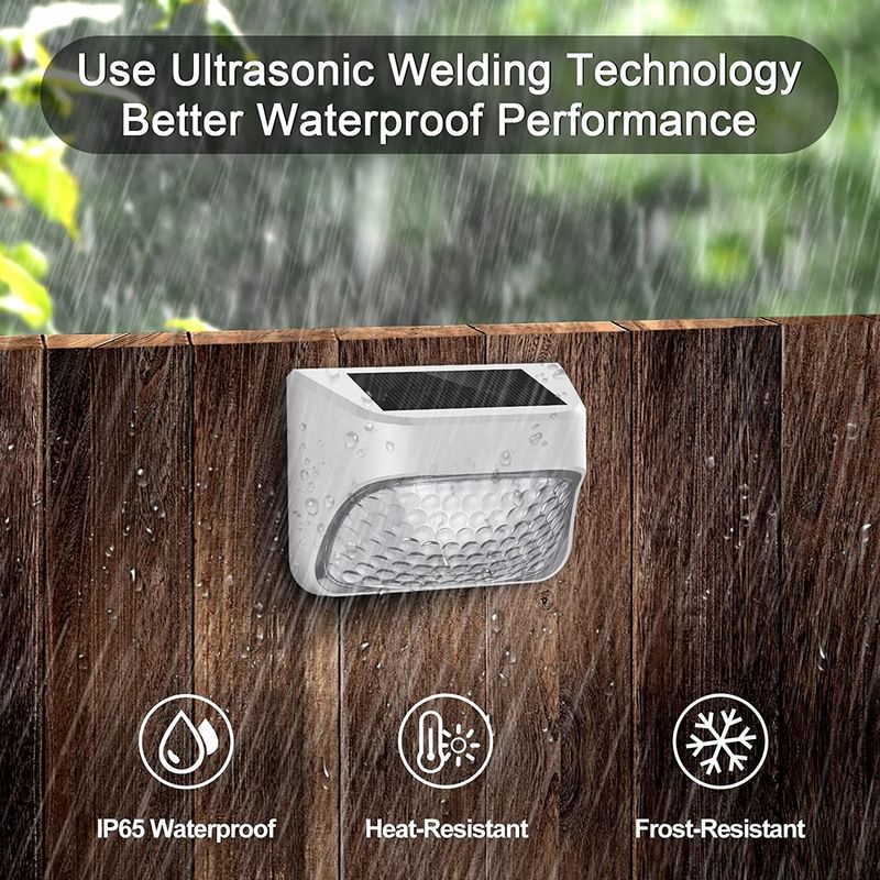 Langlebige 15-Stunden-Arbeitszeit Solarzaunlicht mit monokristallinem Silizium-Panel