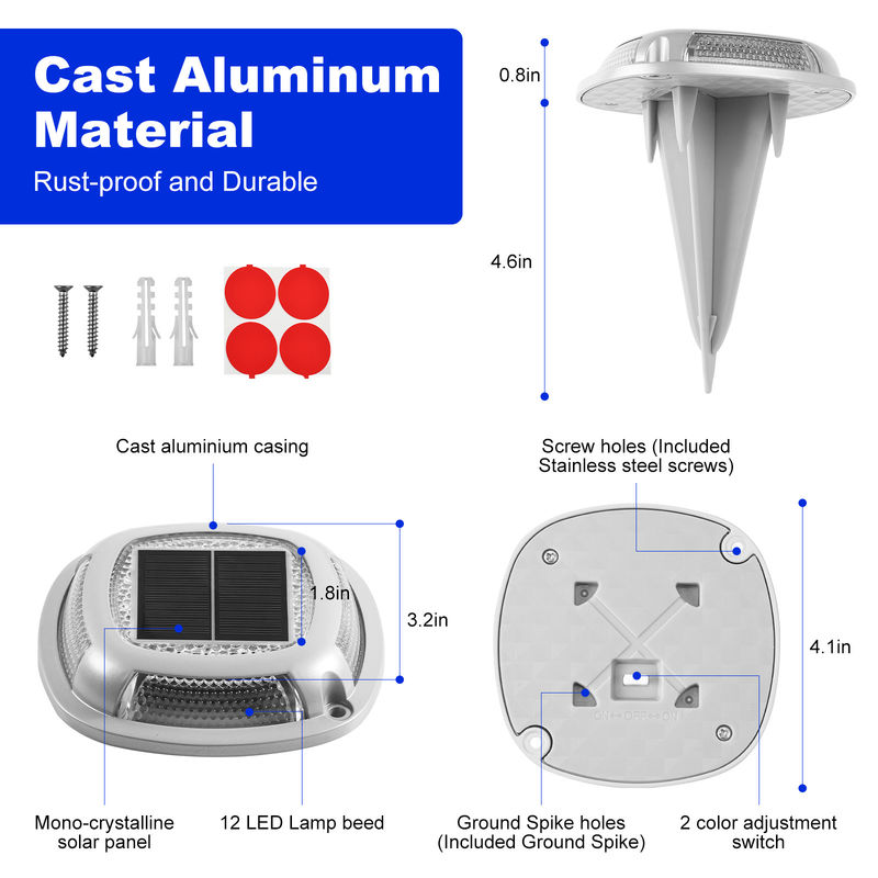Neues Design Solar-LED Garten Dock Licht Aluminiummaterial