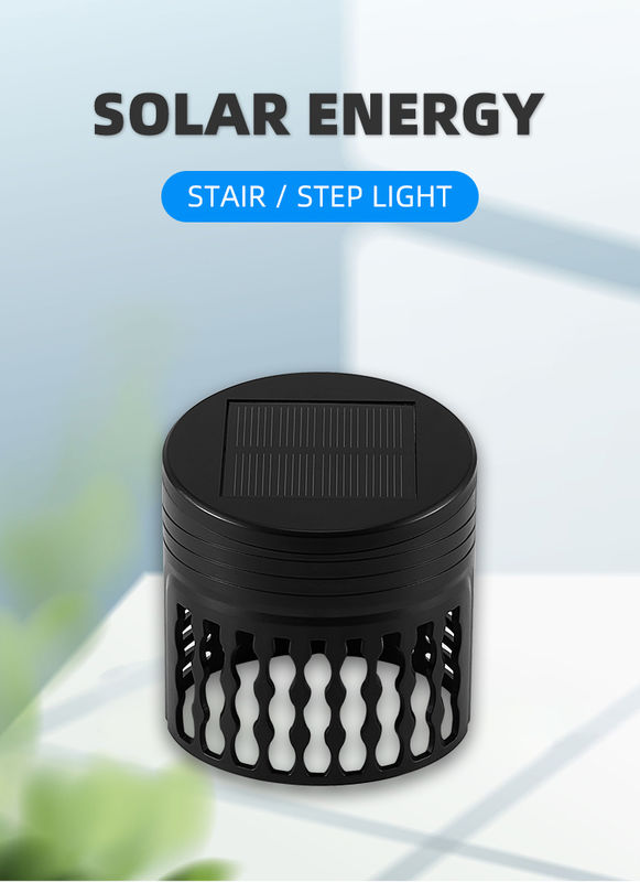 50000 Stunden Lebensdauer Solarzaunlicht mit 120° Strahlwinkel und 2-Jahresgarantie für Außengartendekoration