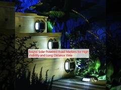Runde solarbetriebene Straßenmarker für hohe Sichtbarkeit und Fernsicht